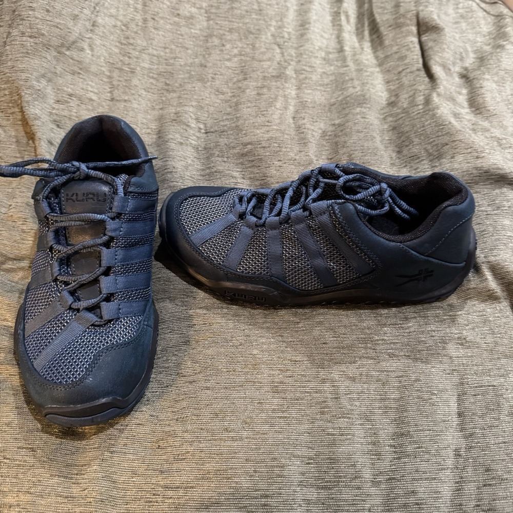 Kuru Chicane Womens Size 8 Blue Black Athletic Running Walking Shoes Sneakers